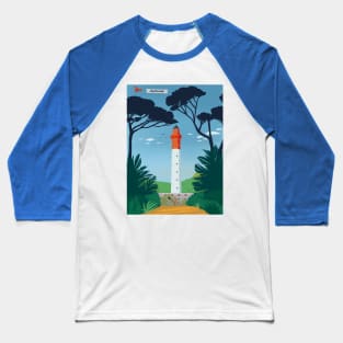 Lighthouse of Cap Ferret Baseball T-Shirt